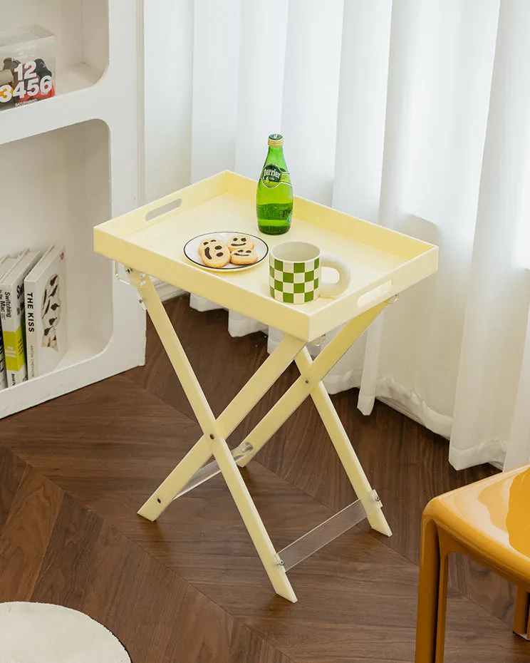 Foldable Acrylic Side Table