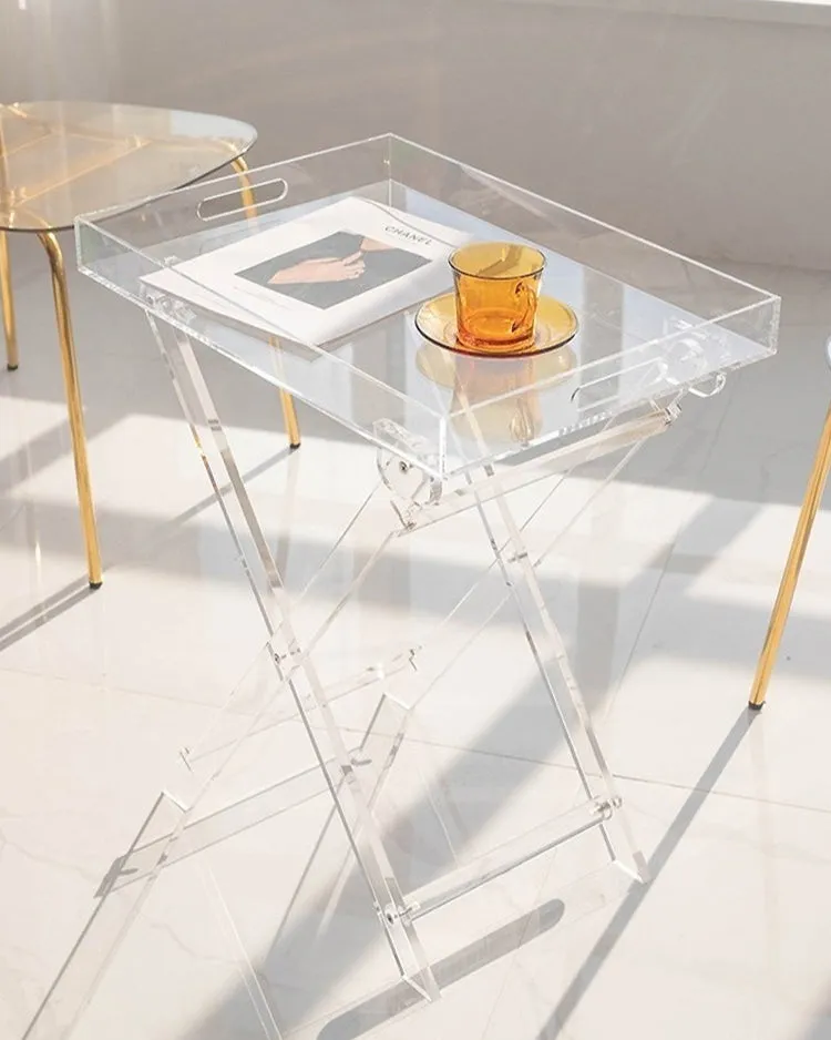 Foldable Acrylic Side Table