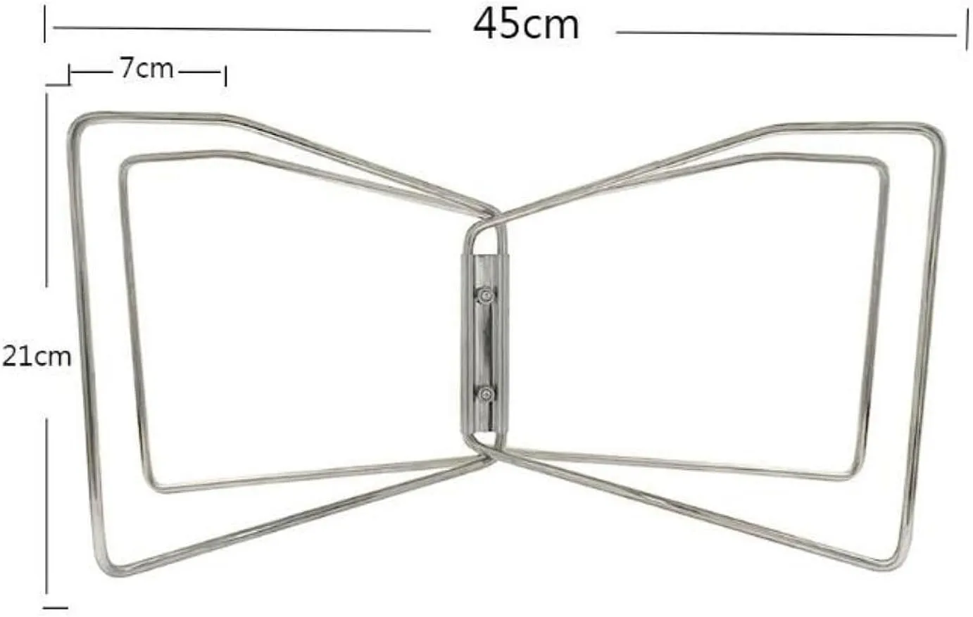 Foldable Cooler Stand Storage Bin Stand Trash Bag Bracket Portable Ice Box Holder Suitcase Rack for Fishing Outdoor Picnic