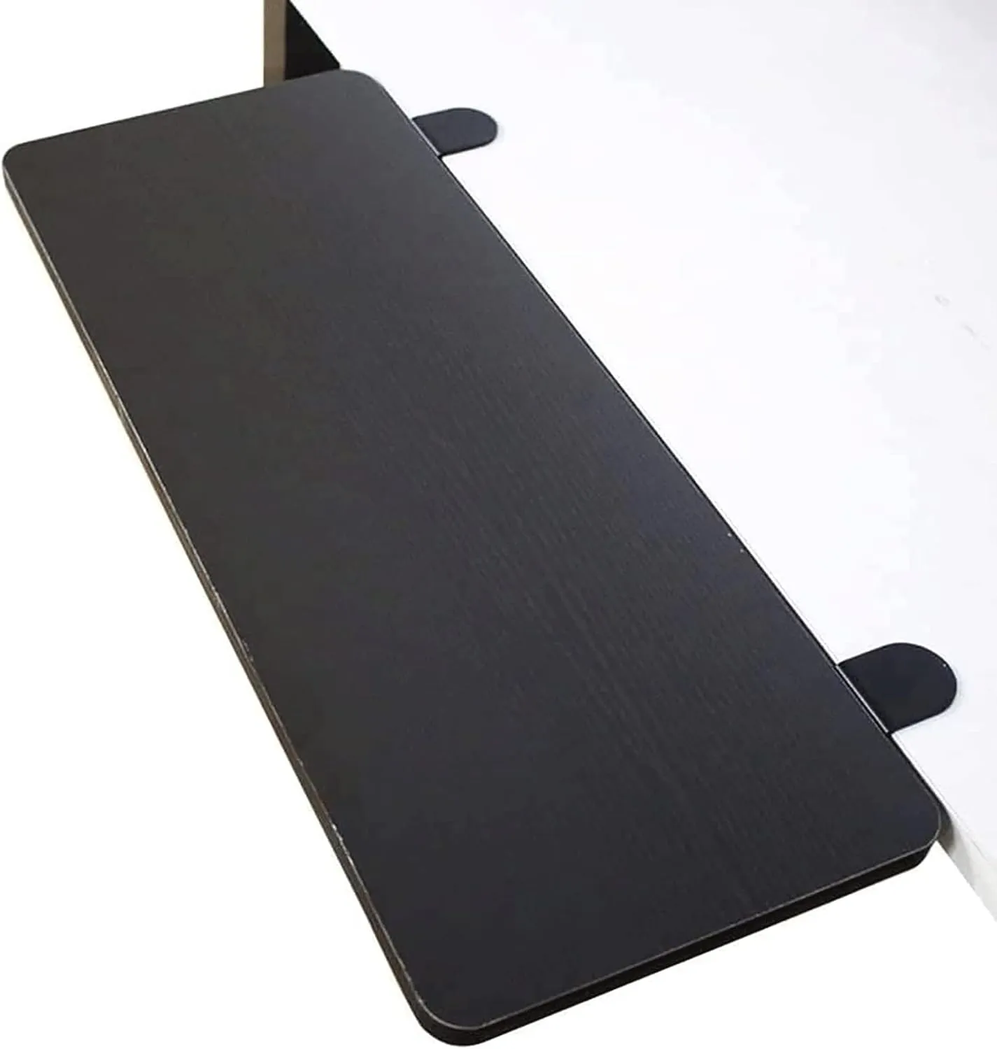 Foldable Keyboard Tray, Clamp-on Desk Extension Tray, Ergonomic Keyboard Drawer, Table Stand, Armrest, Slide-Out Bracket, Computer Elbow Arm Support (Color : No