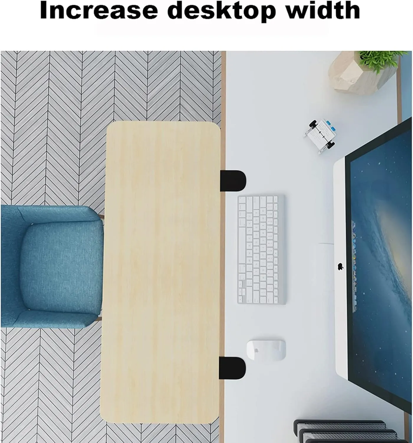 Foldable Keyboard Tray, Clamp-on Desk Extension Tray, Ergonomic Keyboard Drawer, Table Stand, Armrest, Slide-Out Bracket, Computer Elbow Arm Support (Color : No
