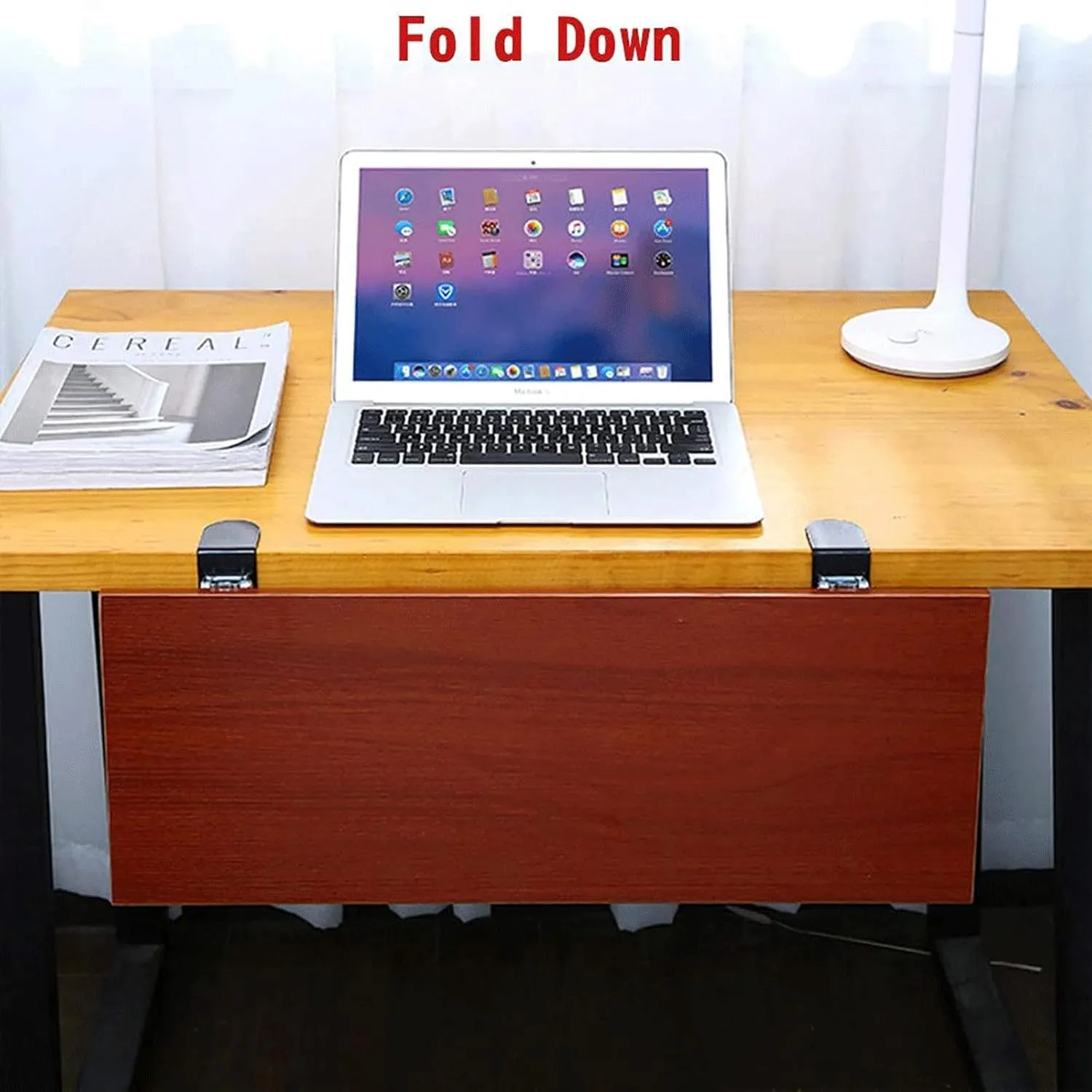 Foldable Keyboard Tray, Clamp-on Desk Extension Tray, Ergonomic Keyboard Drawer, Table Stand, Armrest, Slide-Out Bracket, Computer Elbow Arm Support (Color : No