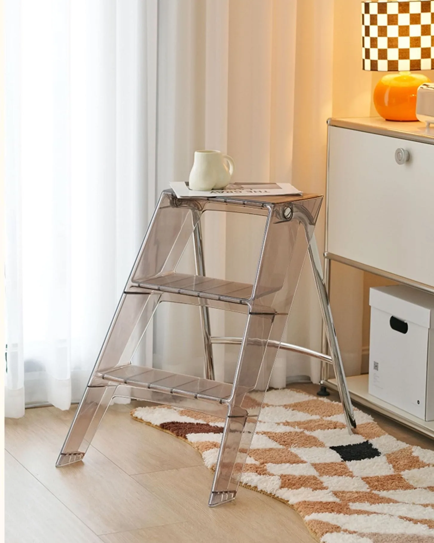 Foldable Ladder Shelf