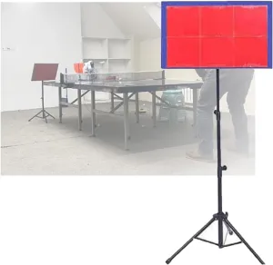 Foldable Table Tennis Rebound Board, Adjustable Self-Training Return Board for Home, Schools, Gyms, Offices Clubs