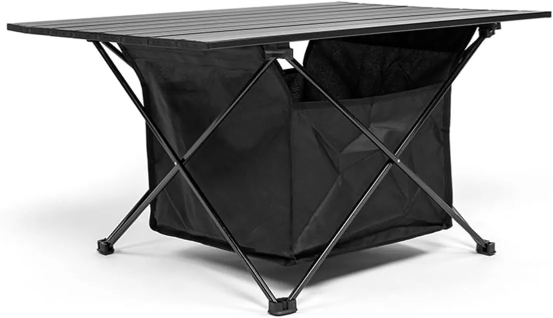 Folding Dining Table Outdoor Recreation Kitchen Tourist PlianteTravel Supplies Tourism Camping Folding Roll Tables Picnic Foldable Desks (Color : Big Storage Bag)
