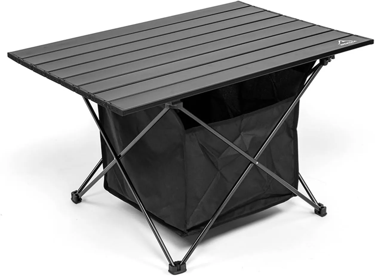 Folding Dining Table Outdoor Recreation Kitchen Tourist PlianteTravel Supplies Tourism Camping Folding Roll Tables Picnic Foldable Desks (Color : Big Storage Bag)