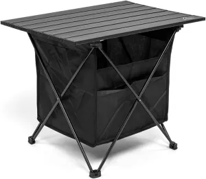 Folding Dining Table Outdoor Recreation Kitchen Tourist PlianteTravel Supplies Tourism Camping Folding Roll Tables Picnic Foldable Desks (Color : M Table with Bag)