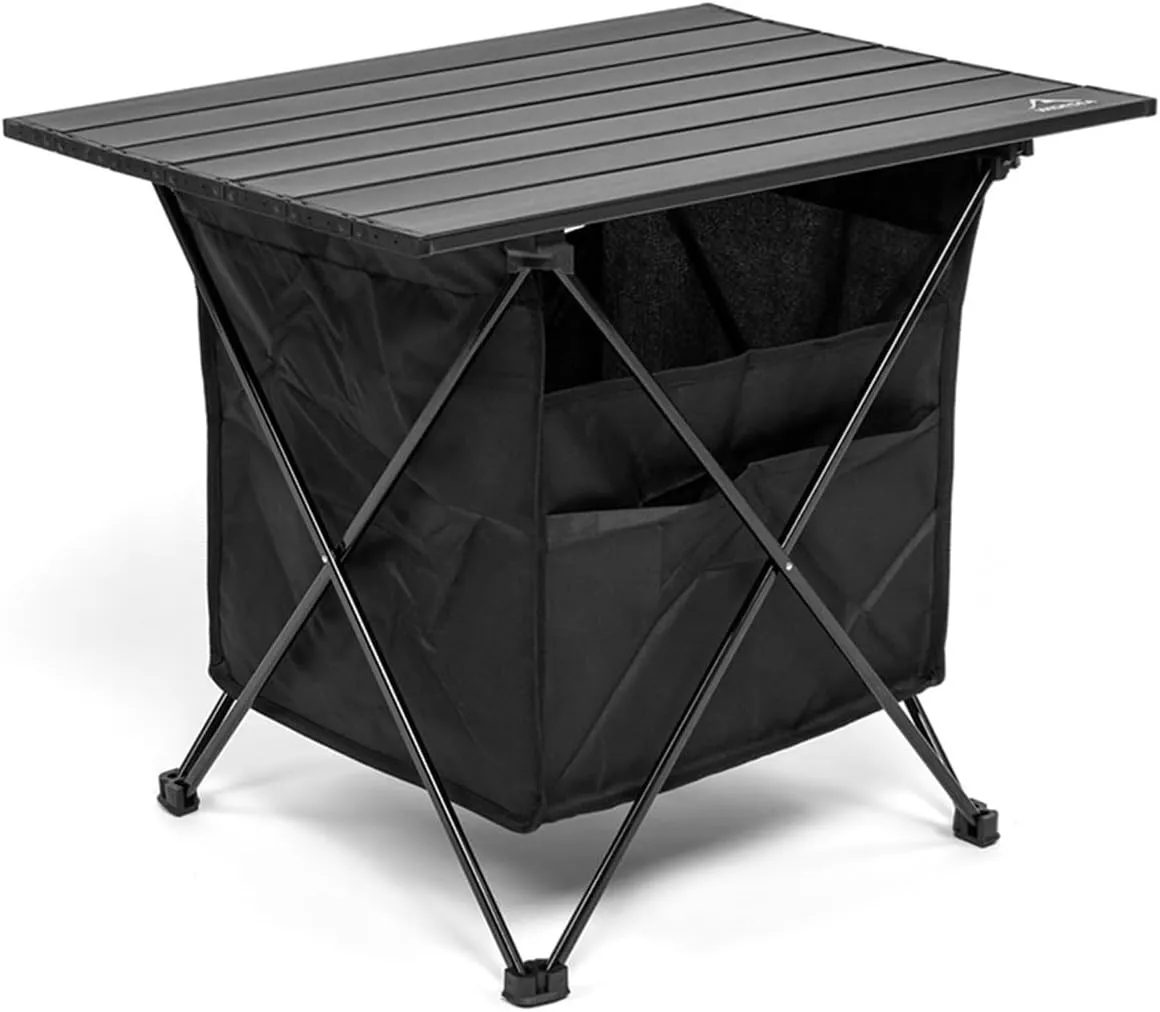 Folding Dining Table Outdoor Recreation Kitchen Tourist PlianteTravel Supplies Tourism Camping Folding Roll Tables Picnic Foldable Desks (Color : M Table with Bag)