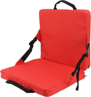 Folding Stadium Seat,Portable Wide Padded Adults Camping Reclining Bleacher Chair,Lightweight Back Support Cushion Seats for Bleachers