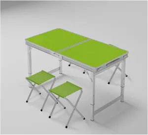 Folding Table, Stall Rectangular Portable Decoration Foldable Table Ground Stall Simple Outdoor Dining Table(12)