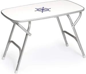 FORMA MARINE Boat Table Folding 34.7" x 20" x 24,02" Height Marine Aluminum Yacht Deck Furniture M250