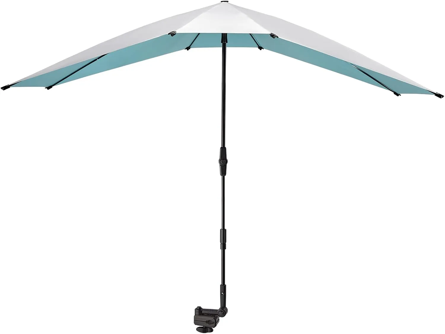 G4Free Double Chair Umbrella for 2 People with Adjustable Clamp, Sun Umbrella for Beach Chair, Reclining Lounge