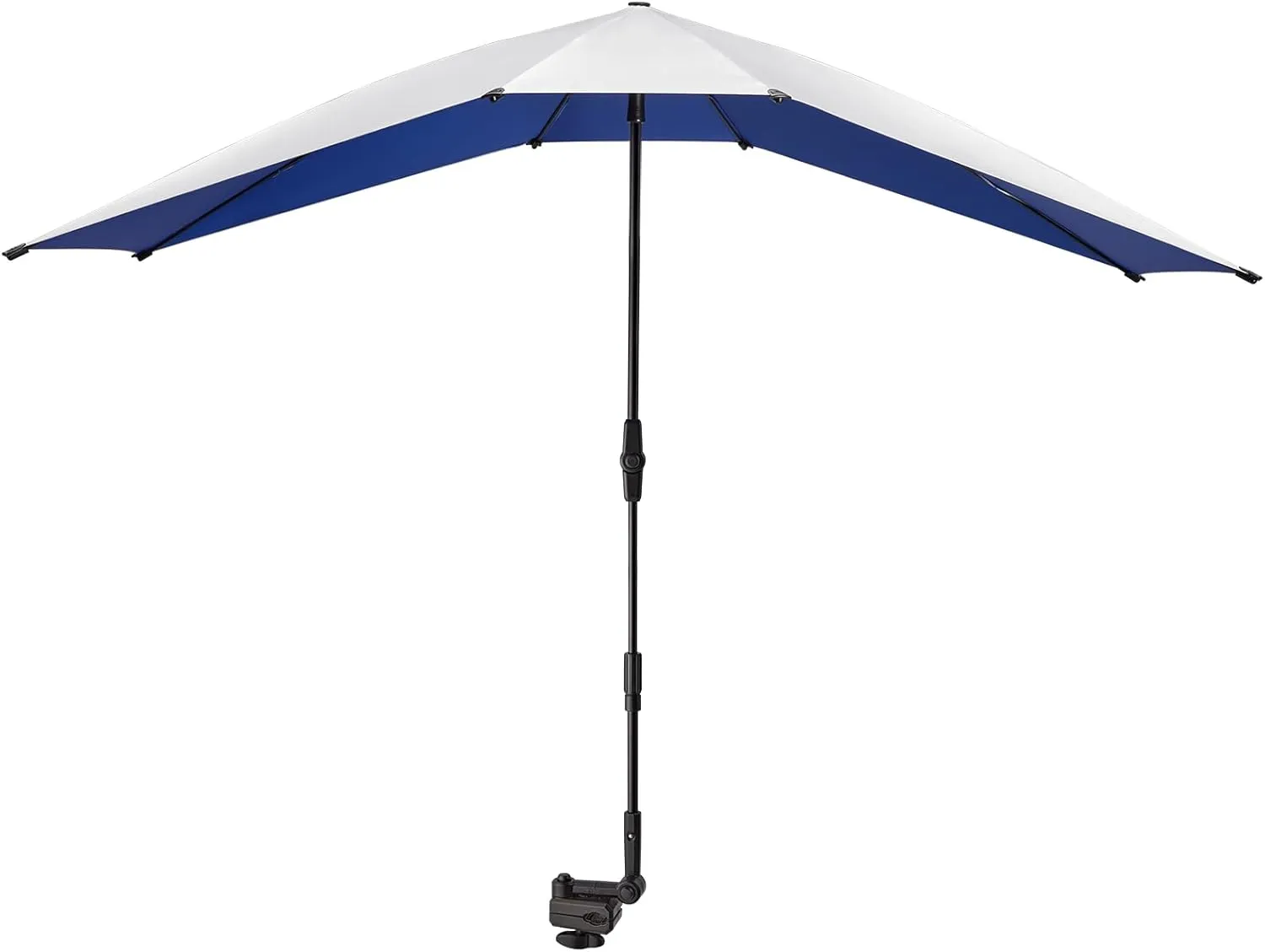 G4Free Double Chair Umbrella for 2 People with Adjustable Clamp, Sun Umbrella for Beach Chair, Reclining Lounge