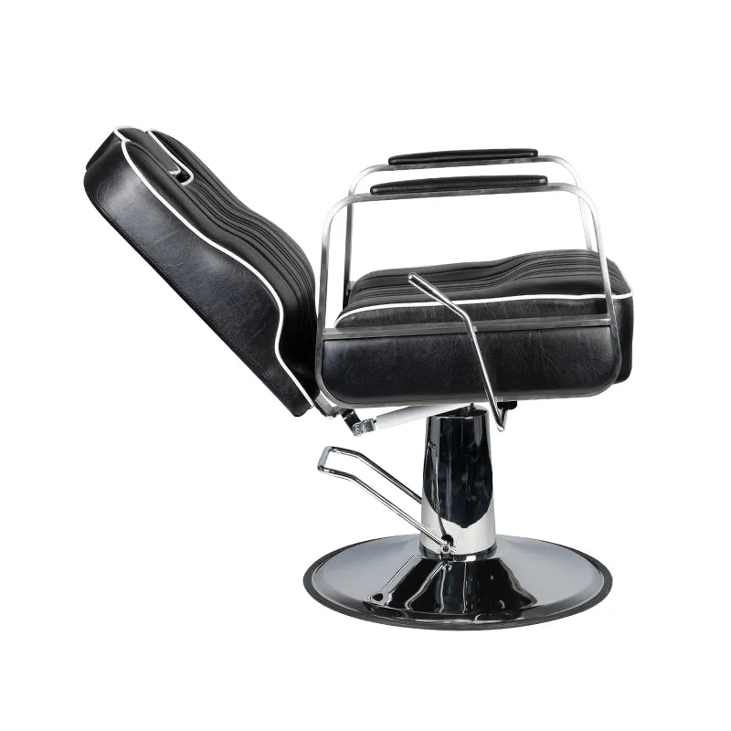 Gabbiano black matteo barber chair