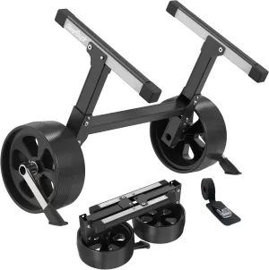 GanFindX Upgraded Foldable & Aluminium Kayak Cart Dolly Equipped with Elastic Straps | Lightweight Kayak Cart, Kayak Trolley, Canoe Cart
