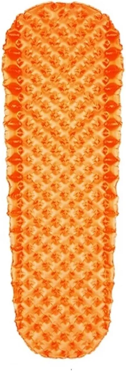 GaRcan Camping Air matt mat Ultralight Inflatable Mattress in Tent Hiking Trekking Portable Travel Folding Bed Sleeping pad (Standard M Orange)