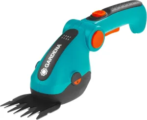 Gardena 9887-20 ComfortCut Li Cordless Lawn Shear: 8 cm Cutting Width, Adjustable Comfort Handle with LED Display, Tool-free Blade Change