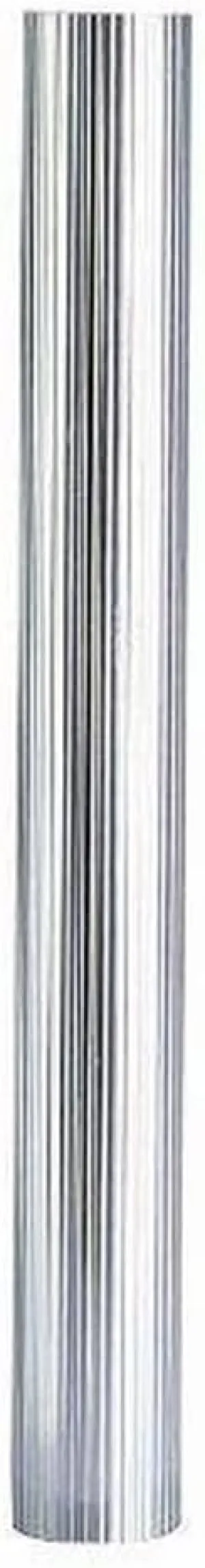 Garelick 75347:01 Table Pedestal for Smaller Boats - Fluted Taper Stanchion Post Only (Flush Mount)