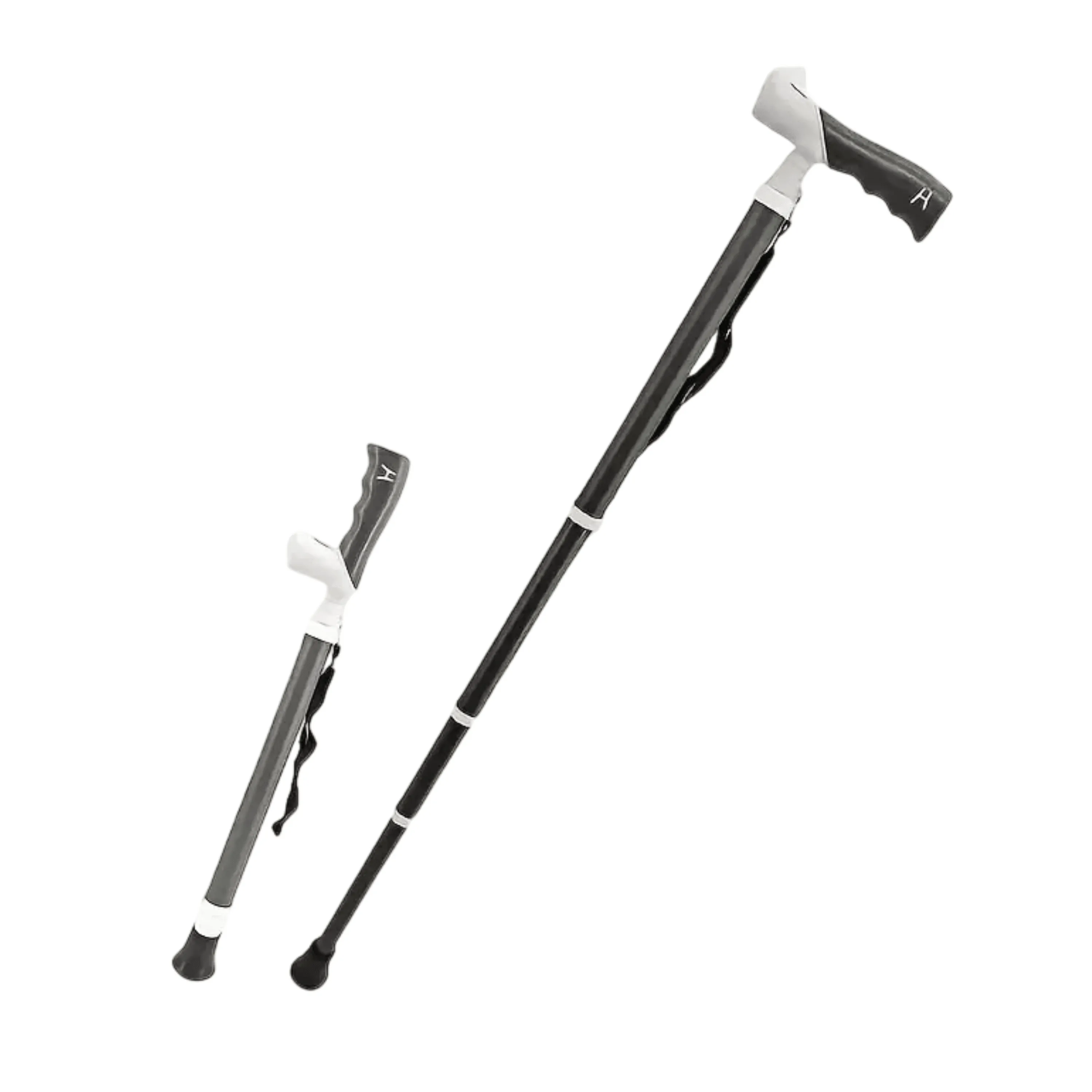 Golden Lightweight Hiking Pole Cane for Seniors and Outdoor Hiking