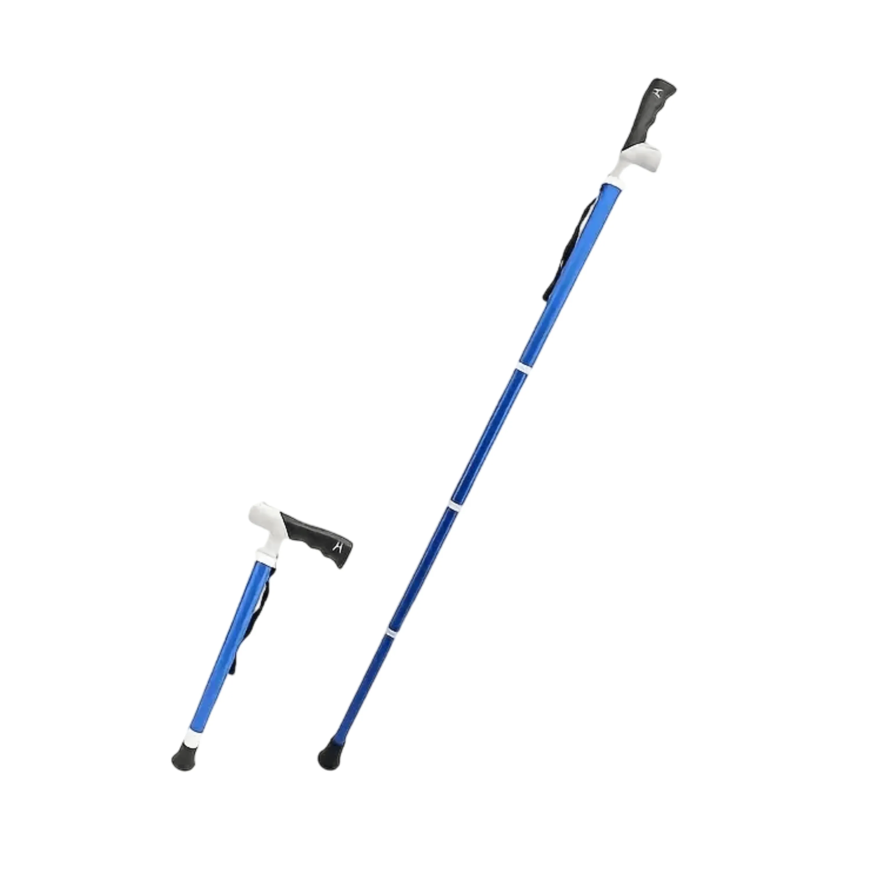 Golden Lightweight Hiking Pole Cane for Seniors and Outdoor Hiking