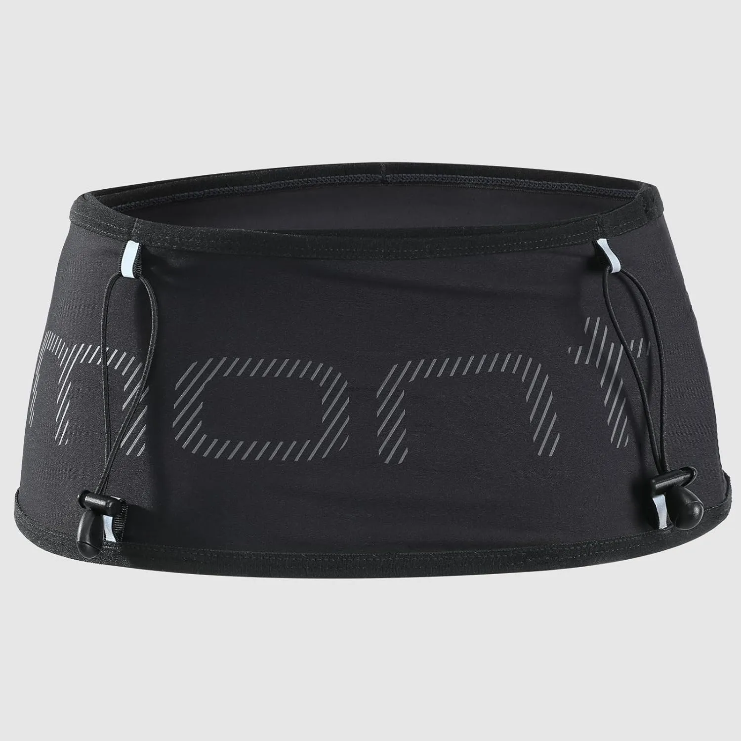 Haimont Running Belt Waist Pack, Ultra Comfortable Fanny Pack, Adjustable Moisture Wicking Waist Storage Belt Bag for Trail Run, Men and Women, Black, M