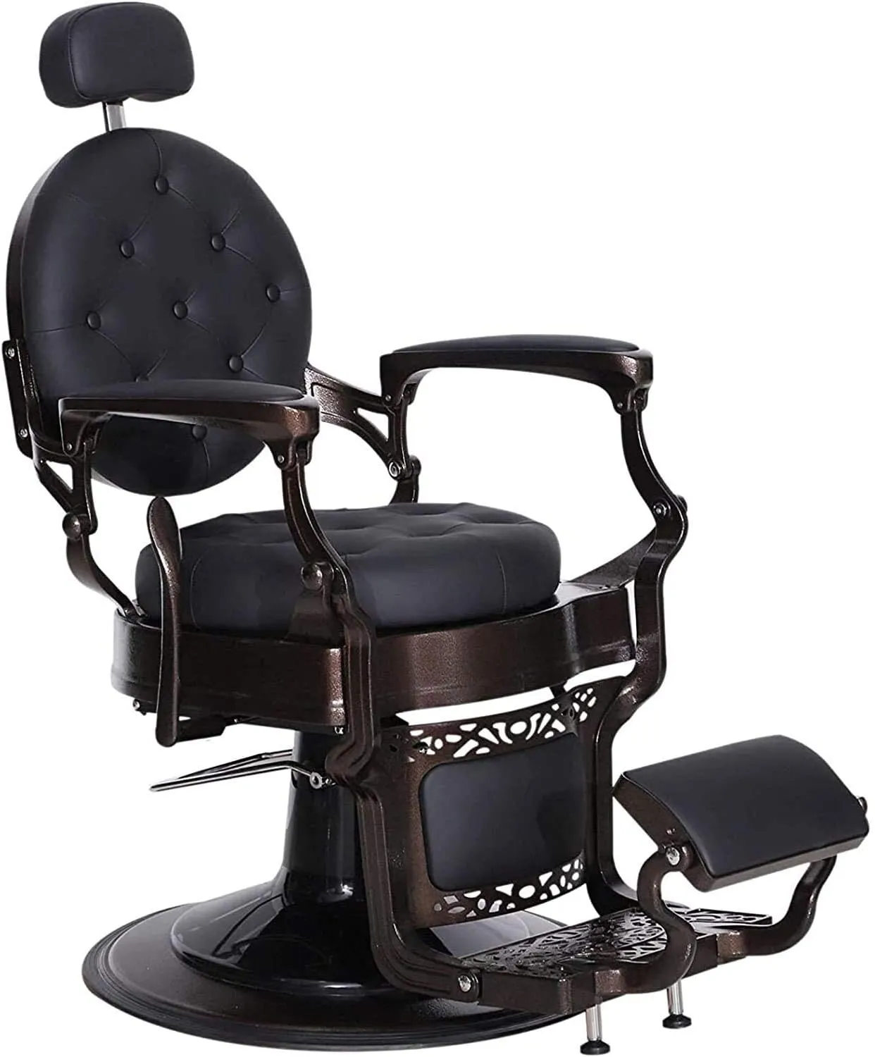 Hair Cutting Salon Chair Salon Barber Chair Barber Chair Equipment High-End Electroplating Gear Legs Filled with Sponge High Density Salon Styling Beauty Equipment