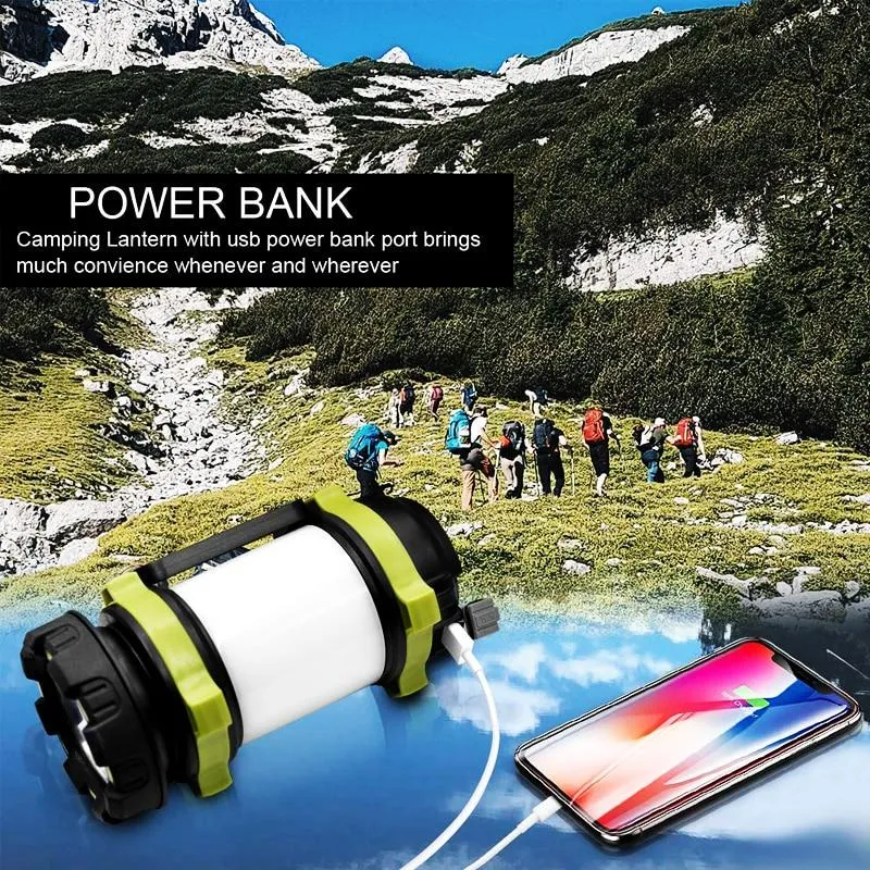 Handheld Multifunction Camping Lantern Connected Masterful craftsmanship Waterproof LED