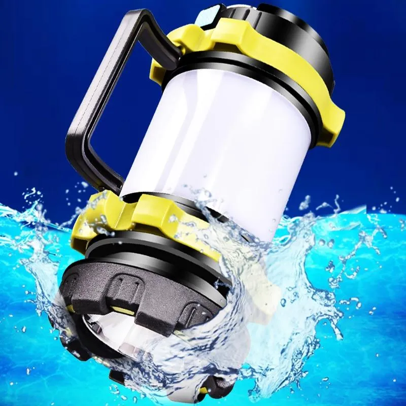 Handheld Multifunction Camping Lantern Connected Masterful craftsmanship Waterproof LED