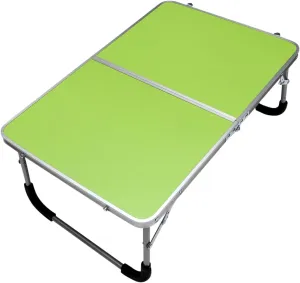 Happyyami Simple Folding Table Aluminium Alloy Desk for BBQ Camping and Outdoor Travel Portable Desk for Picnics and Beach Activities Easy Installation No Tools Required