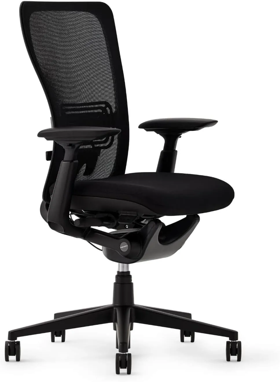 Haworth Zody Standard Posture Mesh Office Chair – Ergonomic Desk Chair with Pneumatic Seat Height Adjustments and Forward Tilt Option - with Lumbar Support (Coal)
