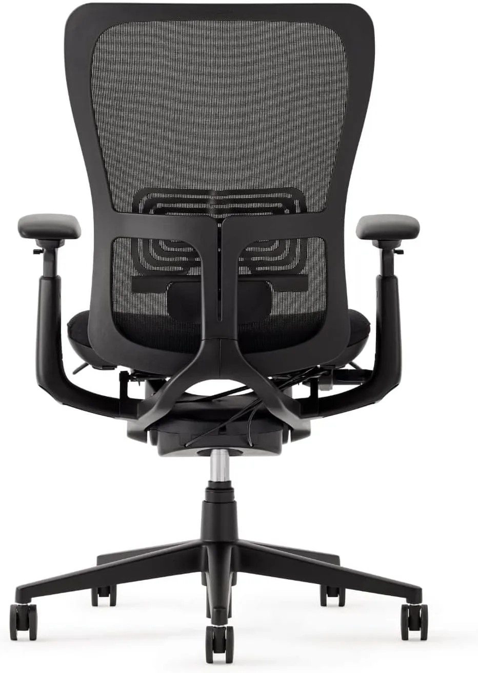 Haworth Zody Standard Posture Mesh Office Chair – Ergonomic Desk Chair with Pneumatic Seat Height Adjustments and Forward Tilt Option - with Lumbar Support (Coal)