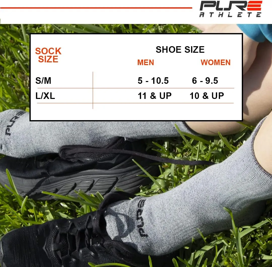 Hiking Boot Socks - Warm Thermal Comfort Merino Wool Tactical Socks for Camping Hunting Cold Weather