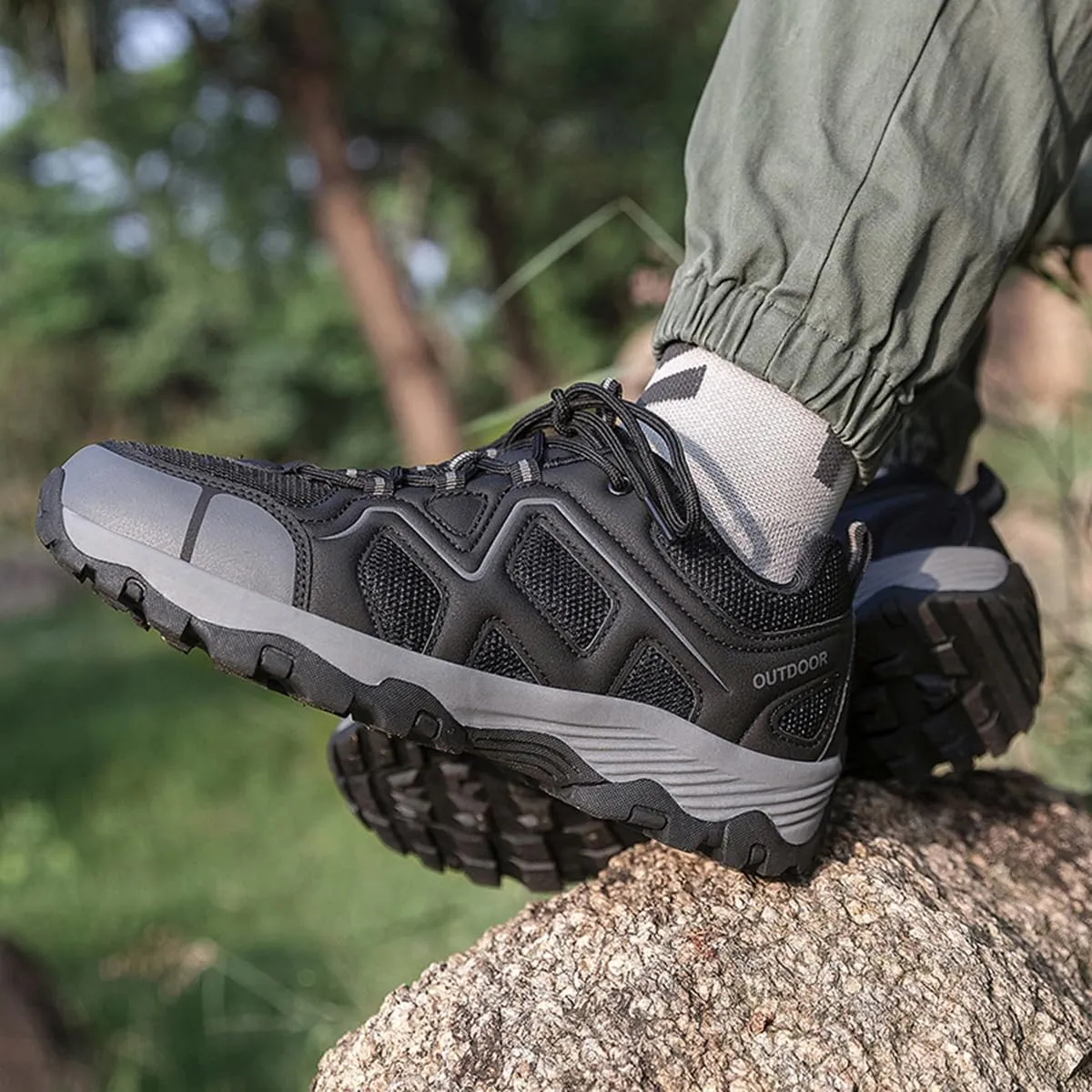 Hiking Shoes Mens Waterproof Mountain Trekking Shoes Women Breathable Walking Shoes Outdoor Sports Winter Boots