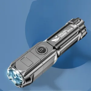 HULIANFU Powerful Flashlight Rechargeable Tactical LED Flashlight Torch Lantern Power Bank Outdoor Ultra Bright Portable Light Flashlight