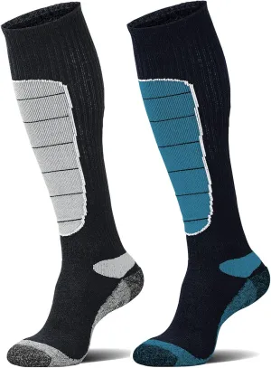 Hylaea Merino Wool Ski Socks, Cold Weather Socks for Snowboarding, Snow, Winter, Thermal Knee-high Warm Socks, Hunting