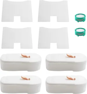 HZ700 Series Replacement Filter Set Compatible with Shark Ultralight PetPro Corded Stick Vacuum Models HZ700 HZ702 Includes 4 Foam & Felt Filter Sets 4 Post Motor Filters & 2 Odor Cartridges