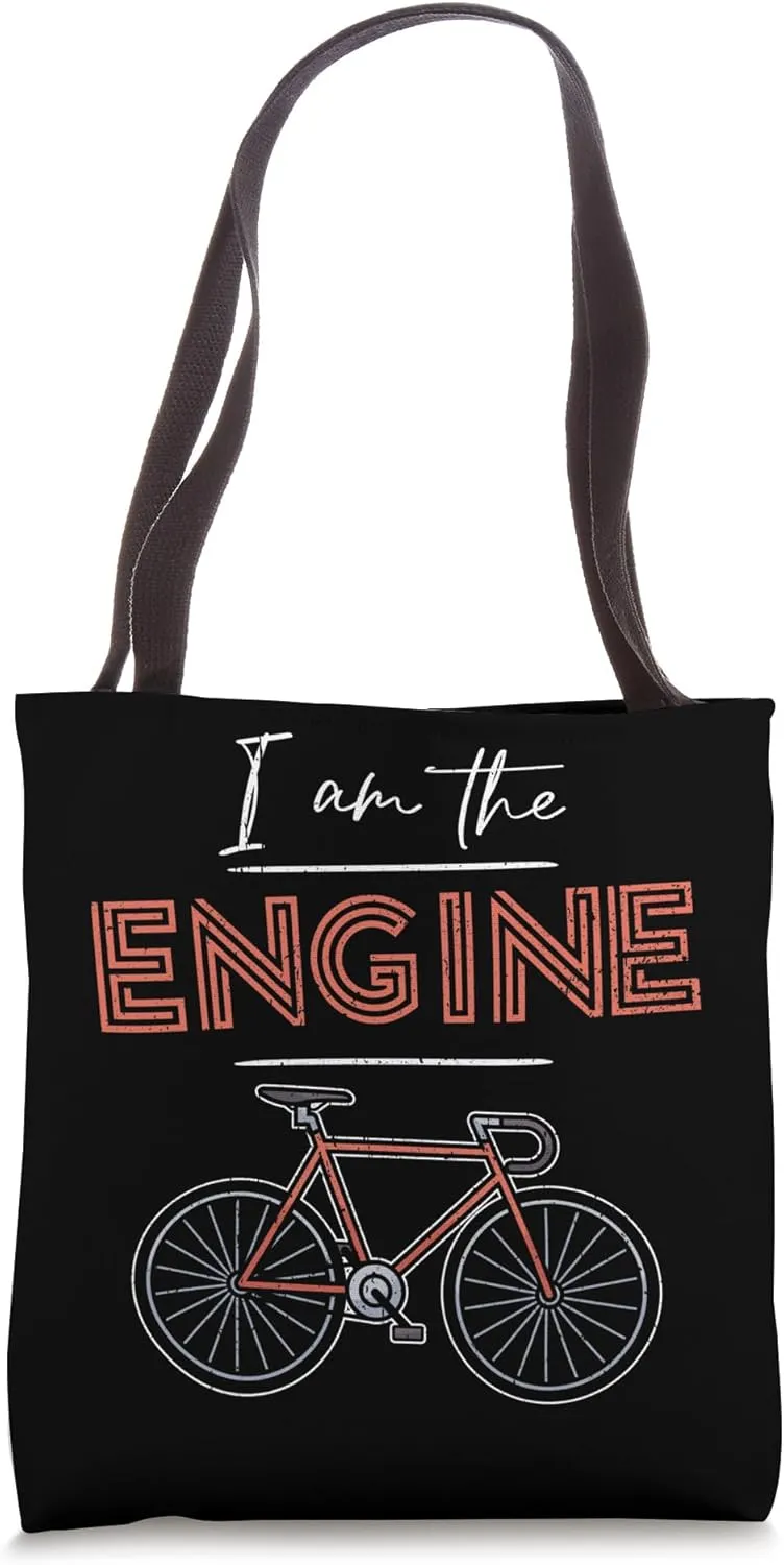 I am The Engine - Anti E-Bike Attitude Tote Bag
