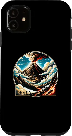 iPhone 11 Volcano Hiking Volcano Trekking Case