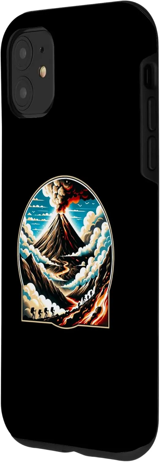 iPhone 11 Volcano Hiking Volcano Trekking Case