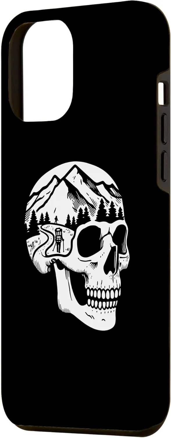 iPhone 15 Pro Max Hike Trail Hiker Mountain - Hiking Skull Nature Case