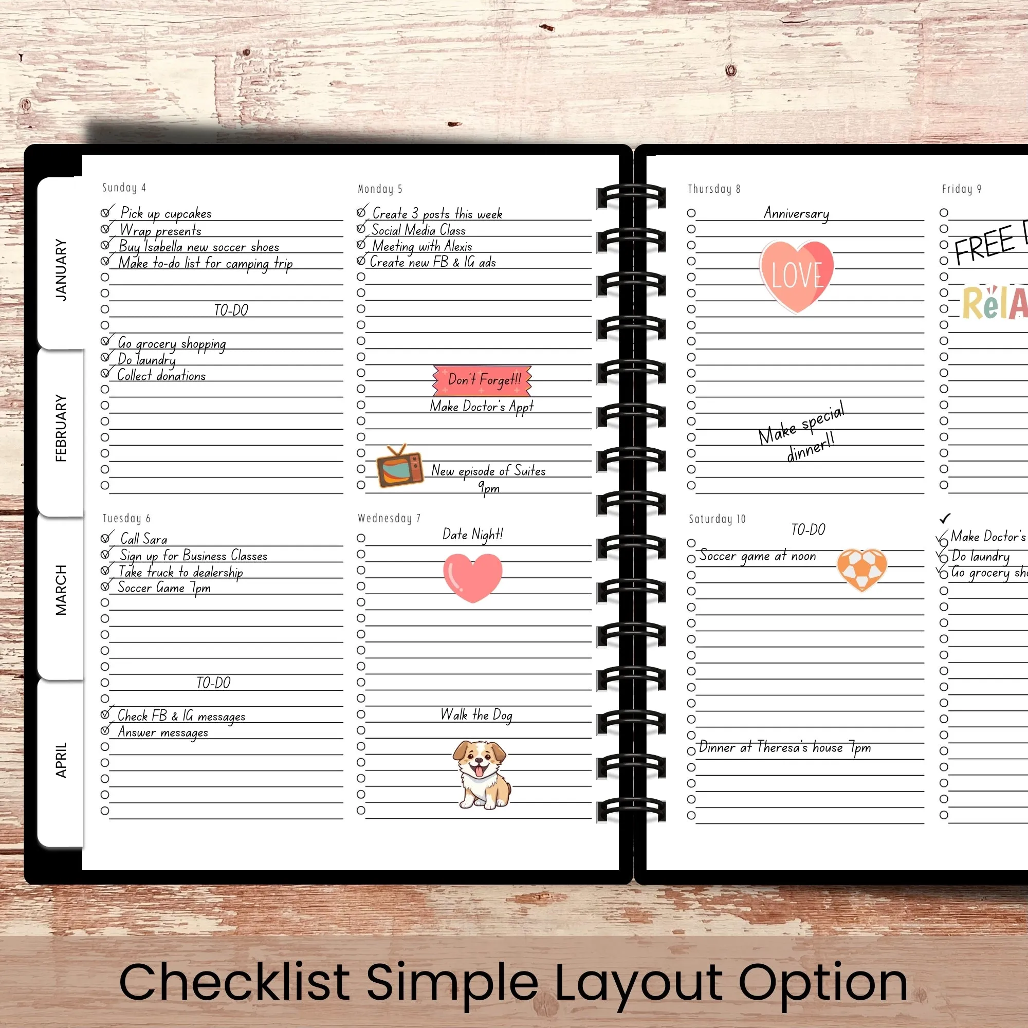 Japanese Lantern Custom Planner