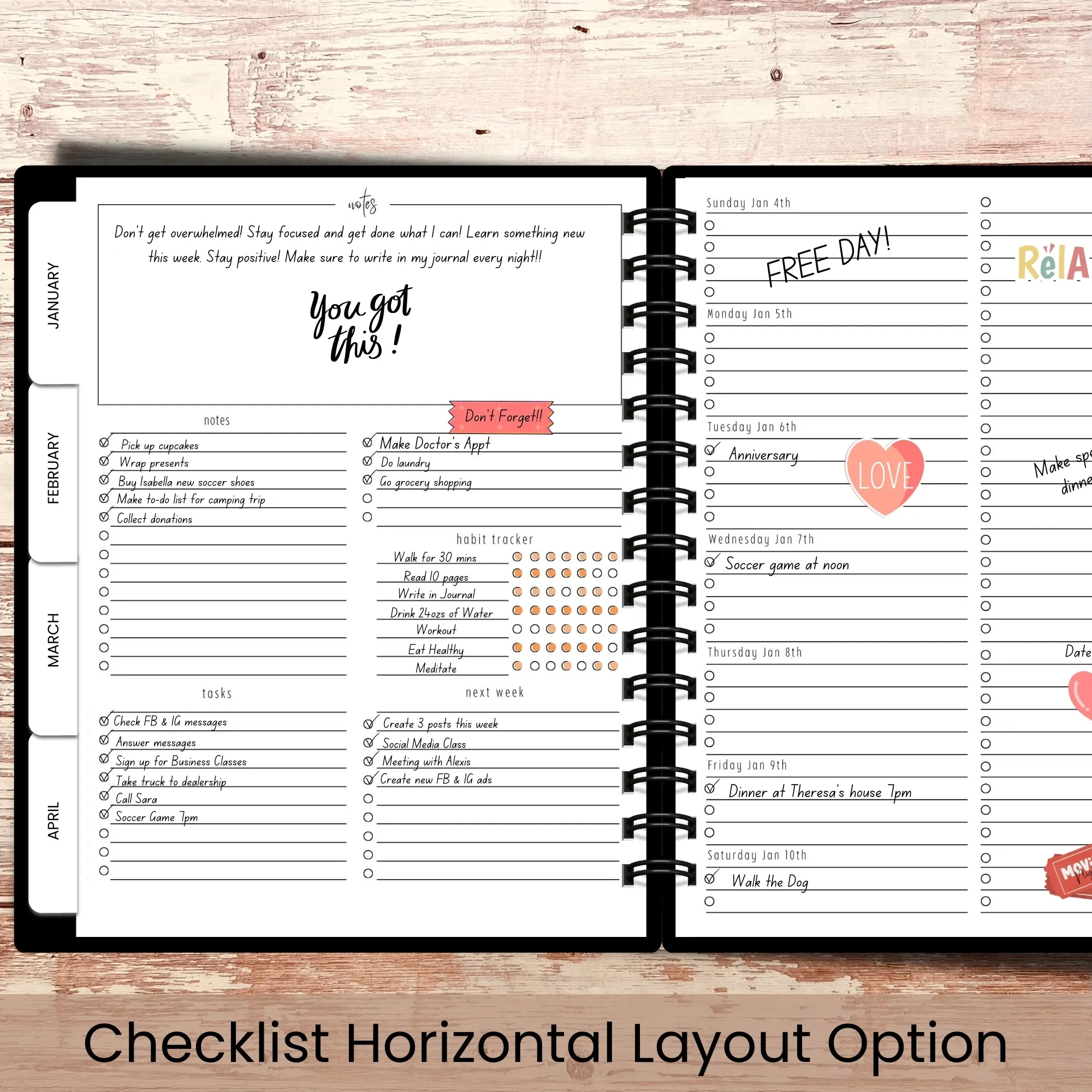 Japanese Lantern Custom Planner