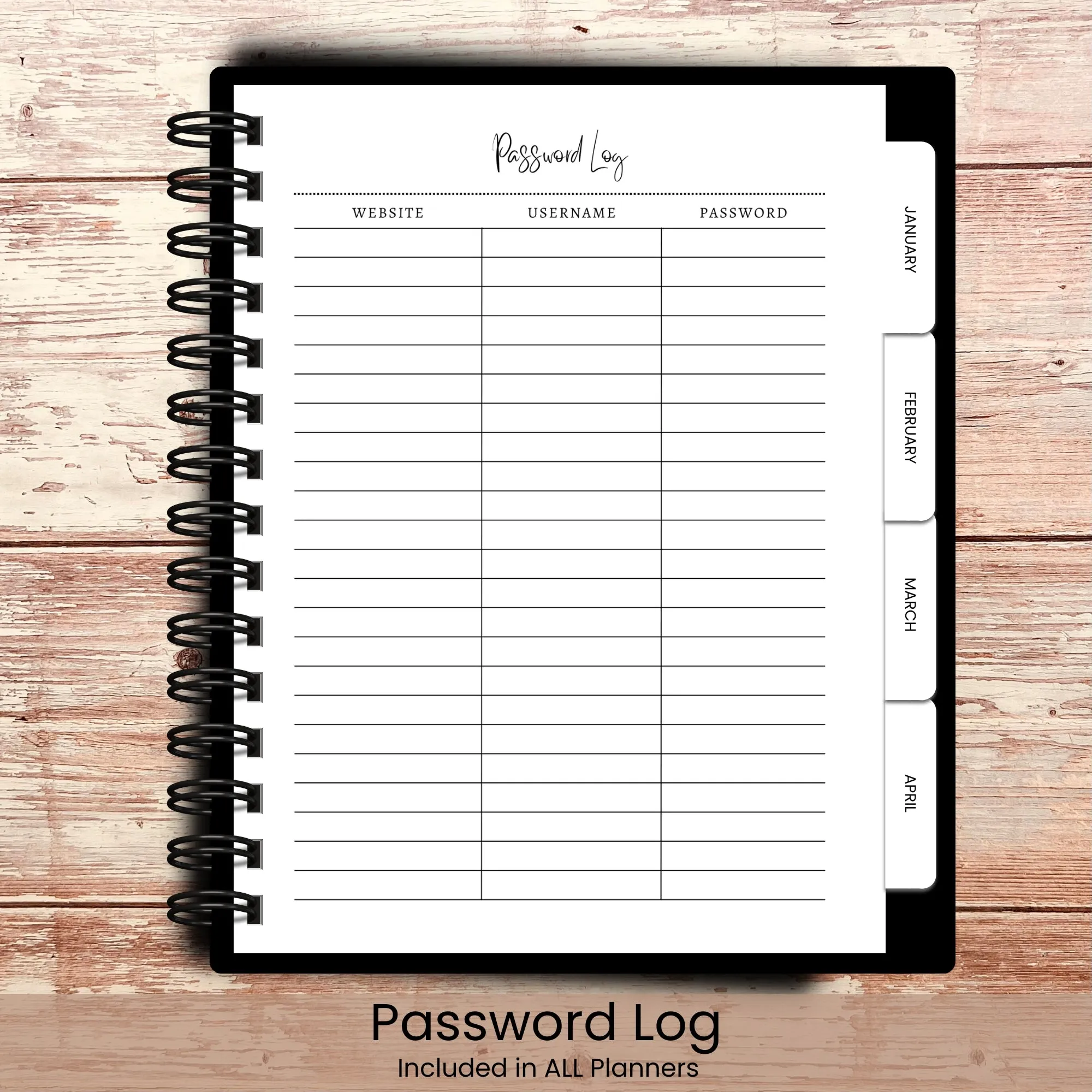 Japanese Lantern Custom Planner