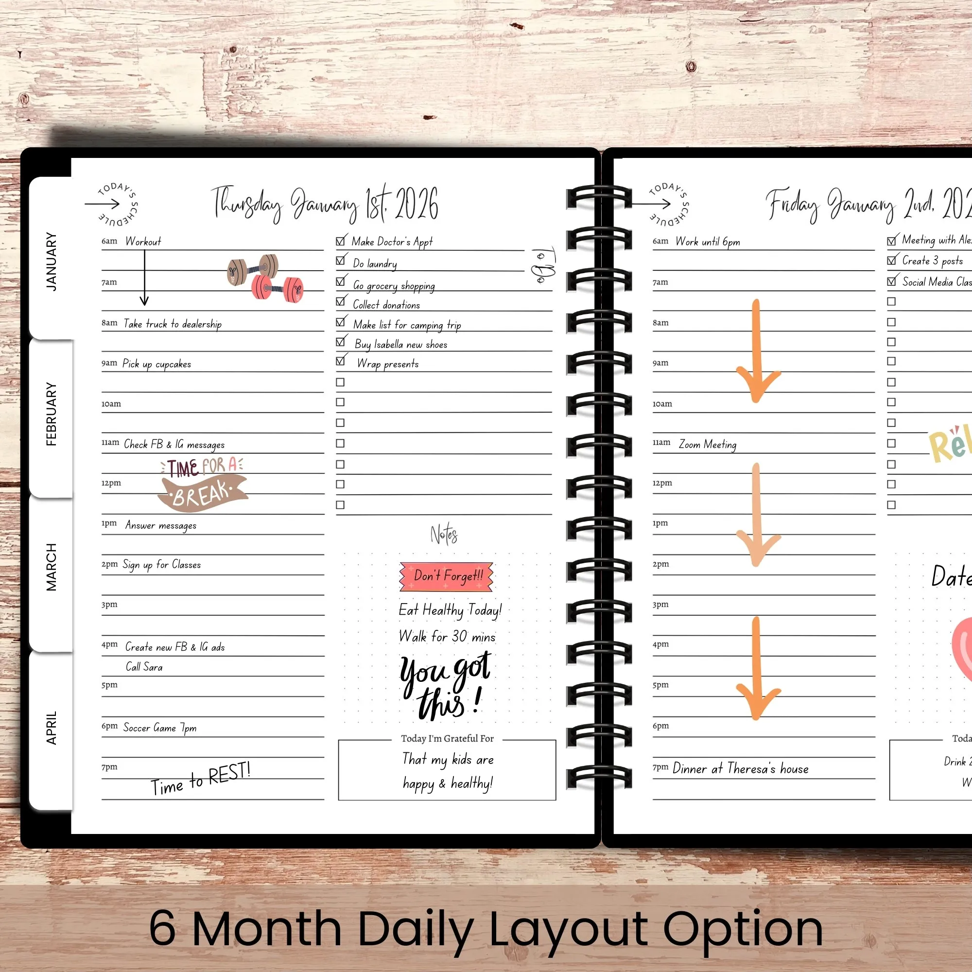Japanese Lantern Custom Planner
