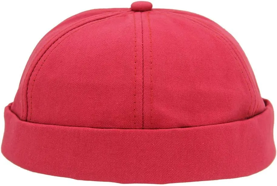 jerague Beanie Hat for Men Women Brimless Cuffed Hat Skullcap Watch Cap Adjustable