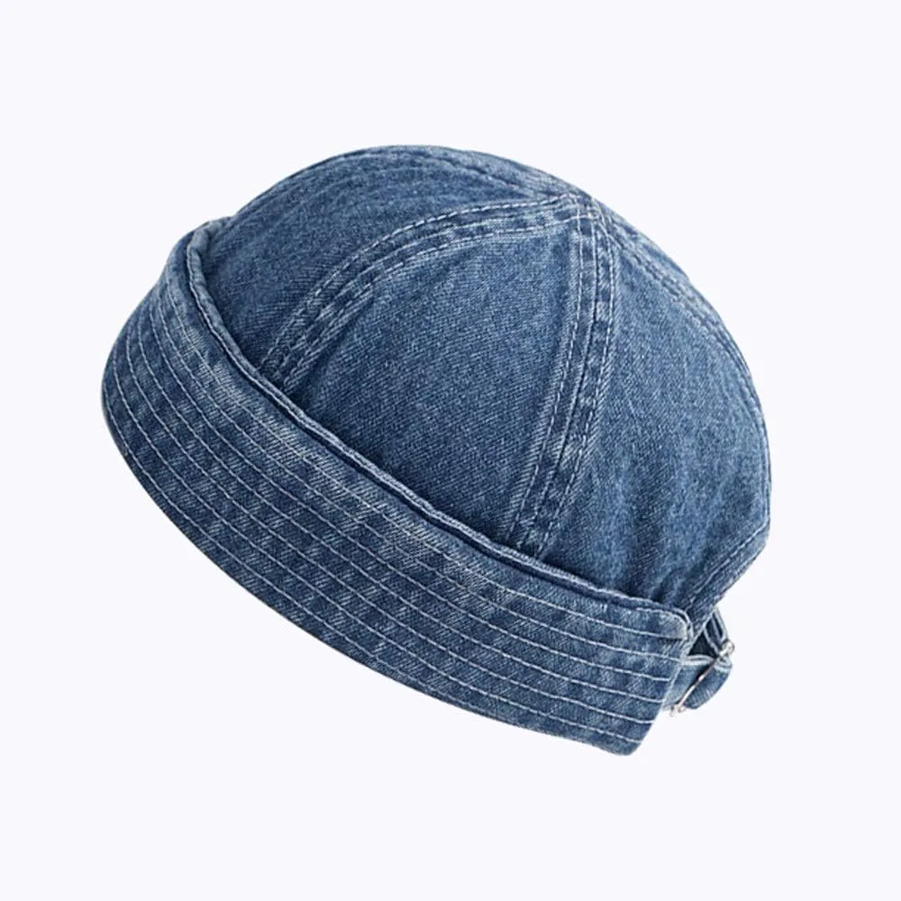 jerague Beanie Hat for Men Women Brimless Cuffed Hat Skullcap Watch Cap Adjustable