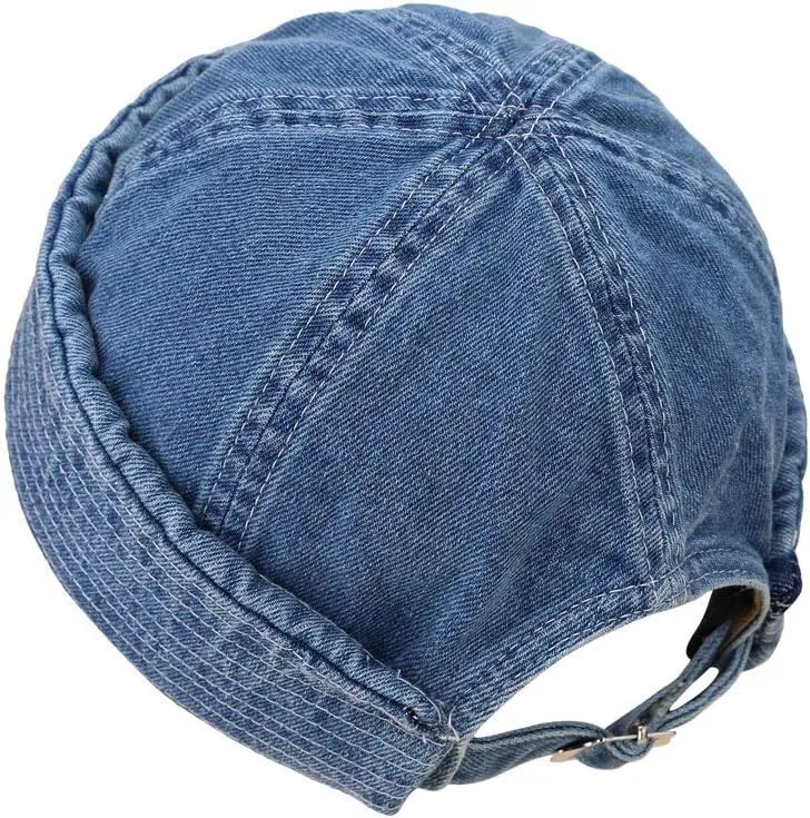jerague Beanie Hat for Men Women Brimless Cuffed Hat Skullcap Watch Cap Adjustable