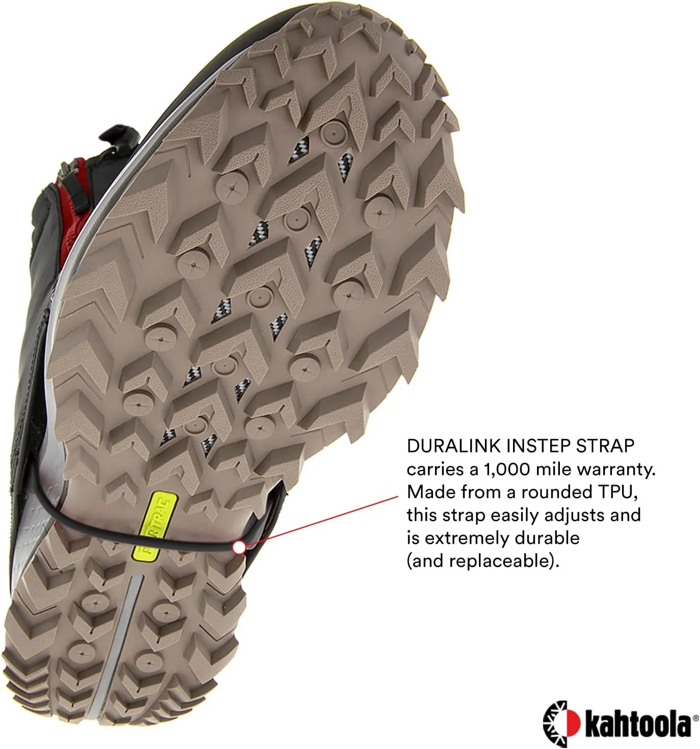 Kahtoola INSTAgaiter Mid Gaiters for Hiking, Trail Running, Mountaineering, Hunting, Rocky Terrain, Mud, Snow & Ice