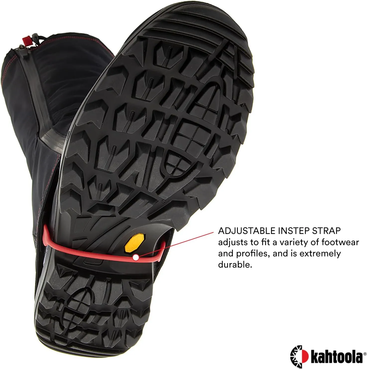 Kahtoola LEVAgaiter Tall GTX Gaiters, Waterproof Gore-TEX Shoe & Boot Protection for Mountaineering, Off-Trail Hiking in Mud, Snow & Ice
