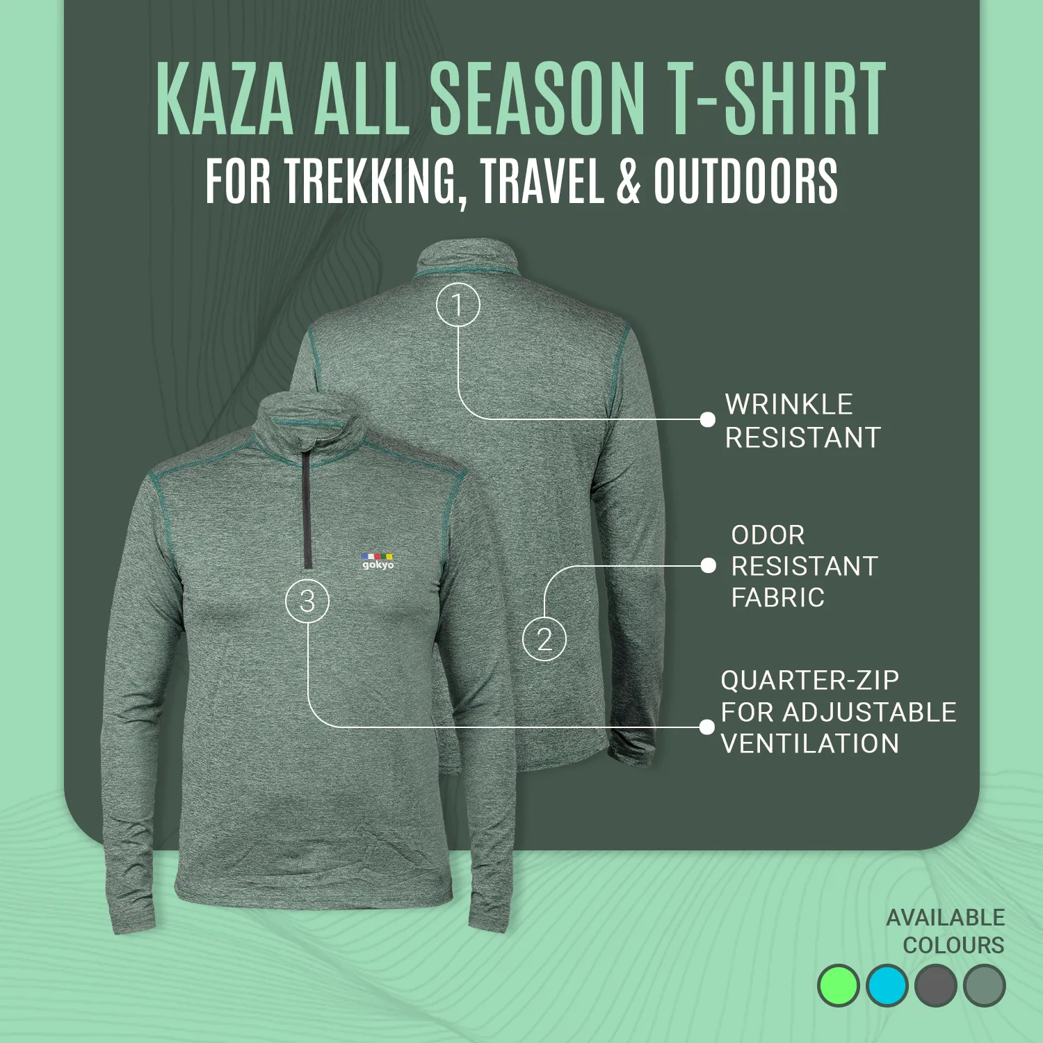 Kaza All Season Outdoor & Trekking Tshirt